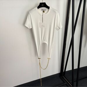schiaparelli white short-sleeved T-shirt